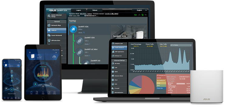 ASUS ZenWiFi AX Hybrid XP4 WLAN Mesh System 1er Pack Weiß_6