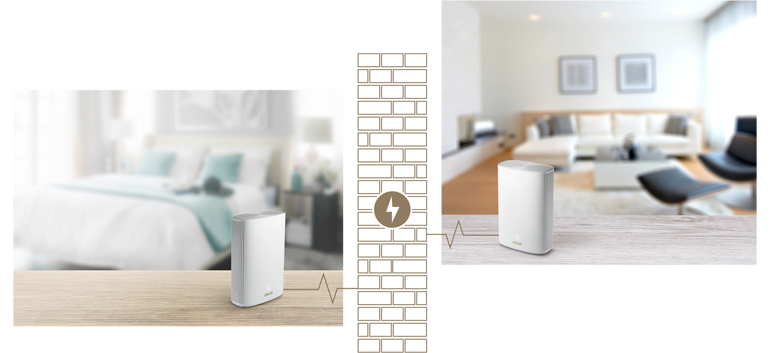 ASUS ZenWiFi AX Hybrid XP4 WLAN Mesh System 1er Pack Weiß_2