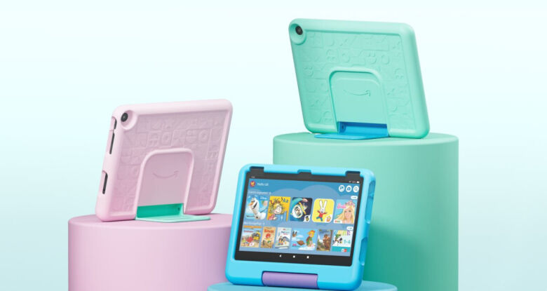 Das neue Amazon Fire HD 10 Kids-Tablet (2023) rosa _1