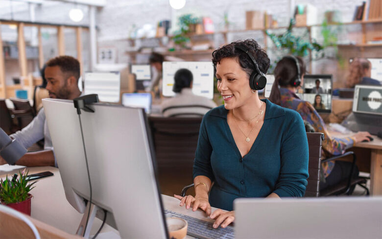 Jabra Evolve2 55, Stereo-Bluetooth-Headset, 4 Mikrofone_2