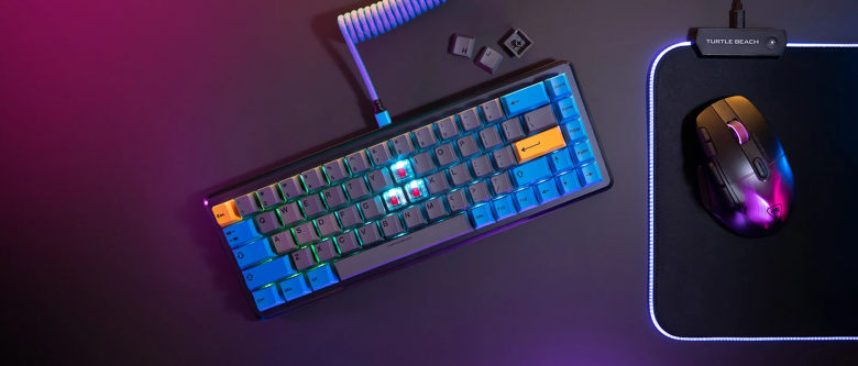 Turtlebeaach Vulcan II Mini Black Gaming Tastatur