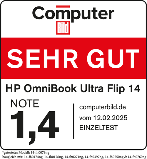 COMPUTER BILD – Testsiegel/Visual, Februar 2025