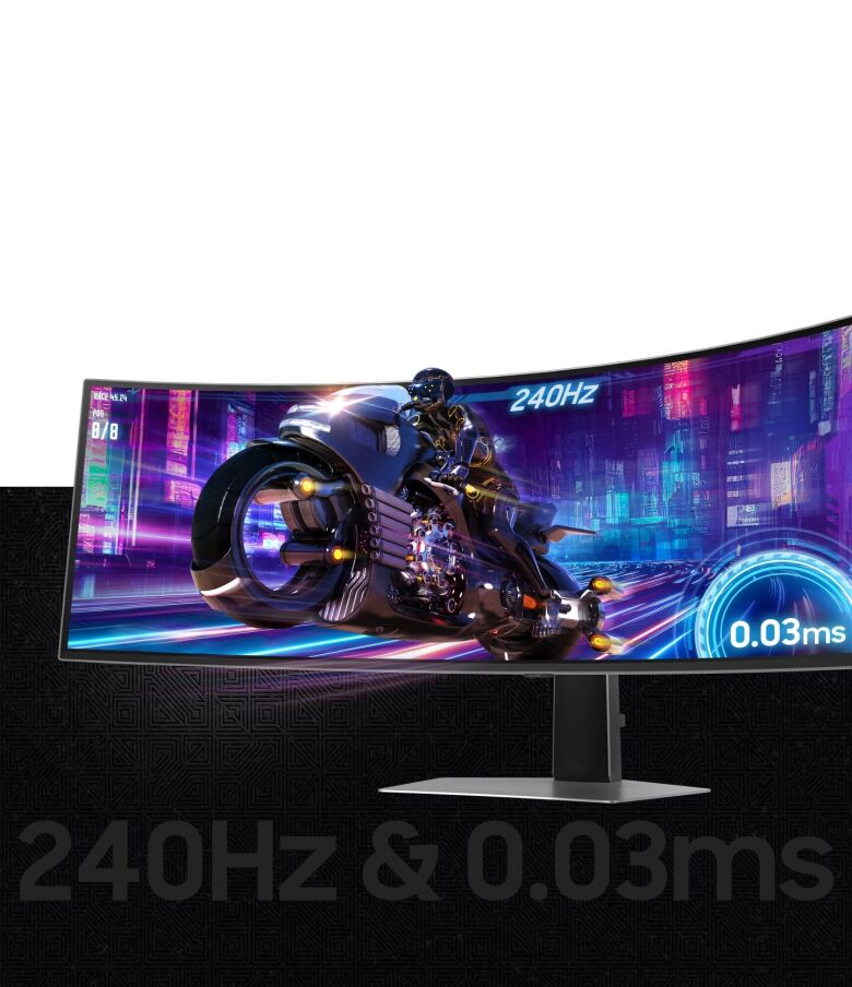 Samsung Odyssey OLED G9 S49DG954SU Gaming Monitor - DQHD, 240Hz_4