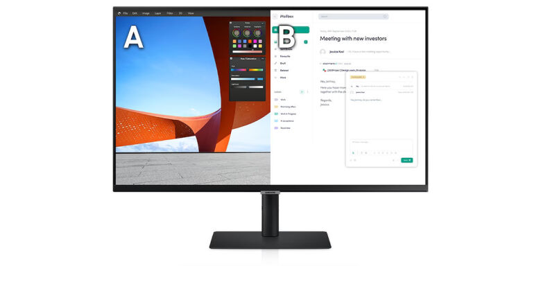 Samsung ViewFinity S8 S27B800TGU Office Monitor - 4K, IPS, LAN_8