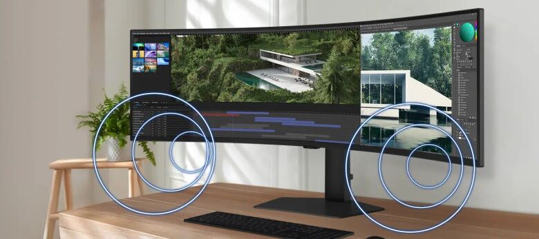 Samsung S49F950UAU 49 Zoll Curved Office Monitor - VA, DQHD, 120Hz_8