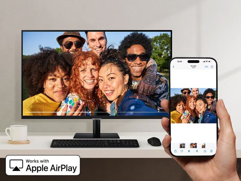 Samsung S32FM700UU 32 Zoll Smart Monitor - VA, 4K UHD, Tizen OS _12