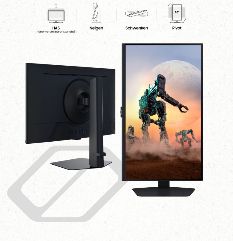 Samsung S27DG500EU Gaming Monitor - QHD, 180 Hz, Ergonomie_9