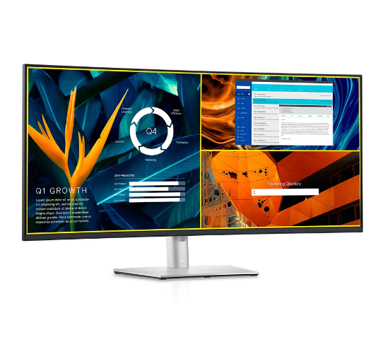 Dell U4021QW Curved Monitor - Höhenverstellung, Thunderbolt 3_4