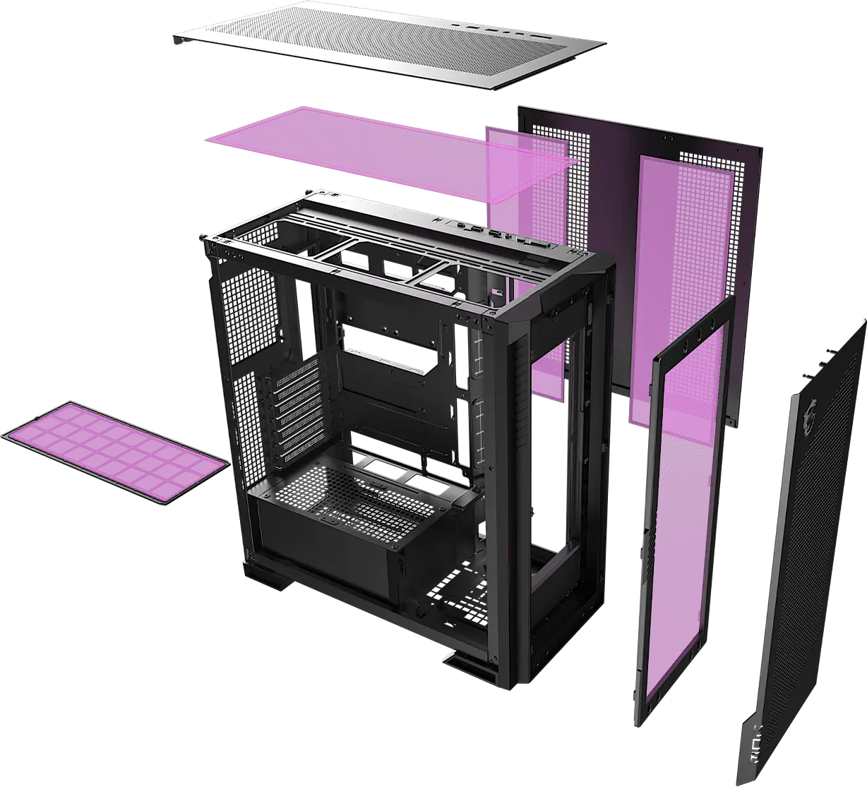 MSI MPG VELOX 300R AIRFLOW PZ Black | PC-Gehäuse_5