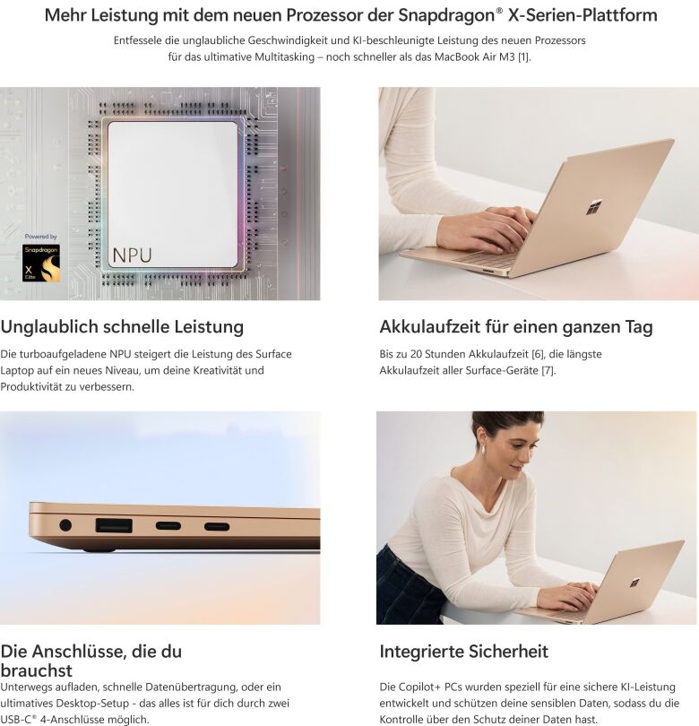 Microsoft Surface Laptop Copilot+ PC 13,8 Zoll - 16GB - 1TB_7
