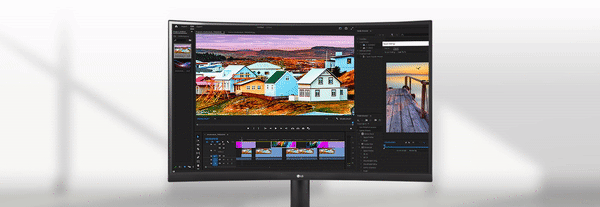 LG 34WQ75X-B Curved Monitor - HDR10, Höhenverstellung, USB-C_5