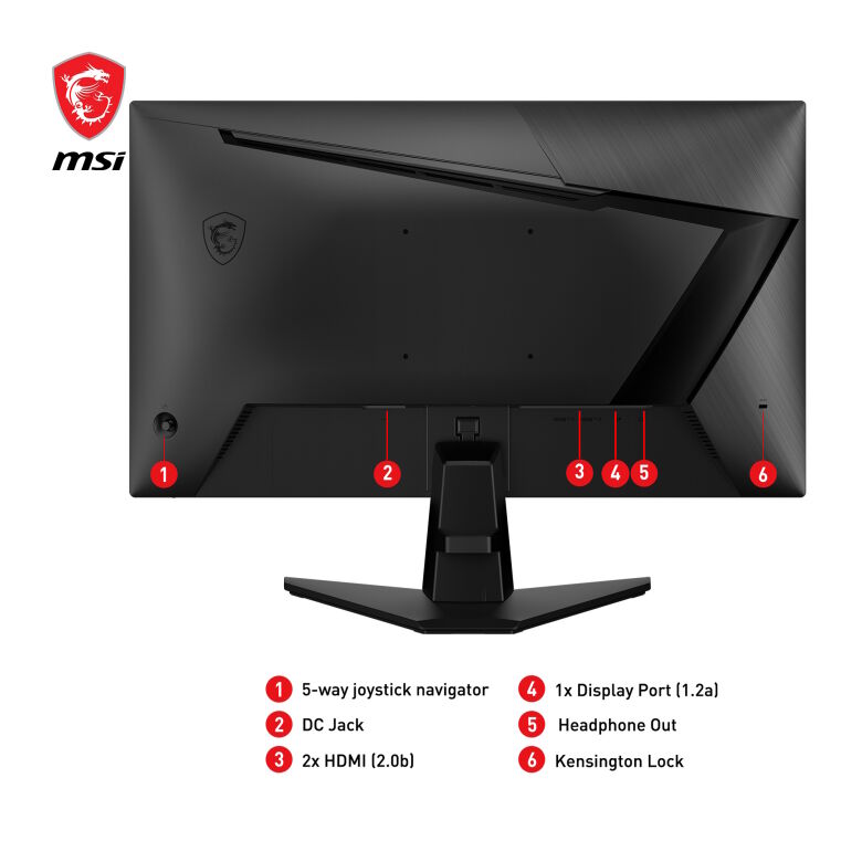 MSI G255FDE Gaming Monitor - Rapid IPS, 180Hz, 1ms (GtG)_3