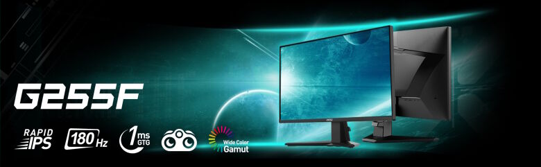MSI G255FDE Gaming Monitor - Rapid IPS, 180Hz, 1ms (GtG)_1