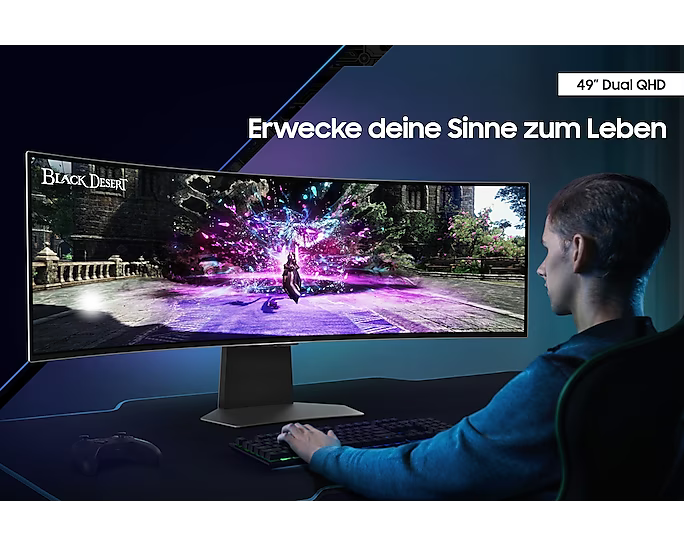 Samsung Odyssey OLED G9 S49CG954SU Gaming Monitor - DQHD, 240Hz_1