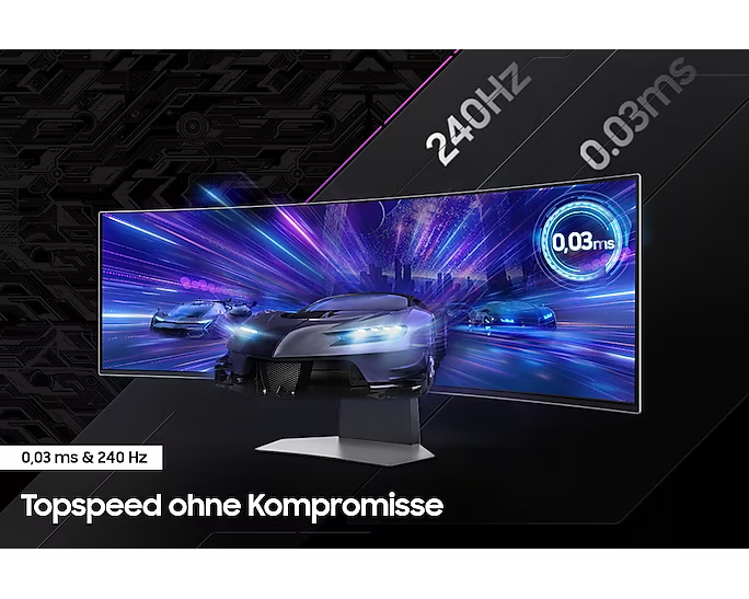 Samsung Odyssey OLED G9 S49CG954SU Gaming Monitor - DQHD, 240Hz_3