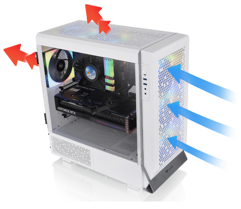 Thermaltake Ceres 500 TG ARGB Snow White | PC-Gehäuse_10