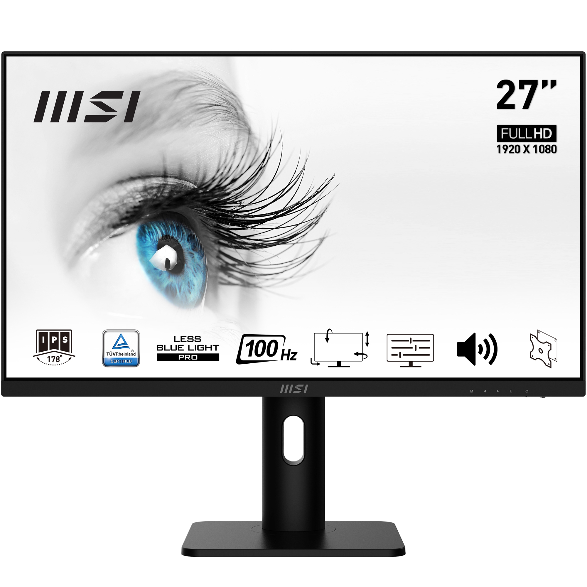 MSI PRO MP273APDE Office Monitor - IPS, 100Hz, DP, HDMI_1