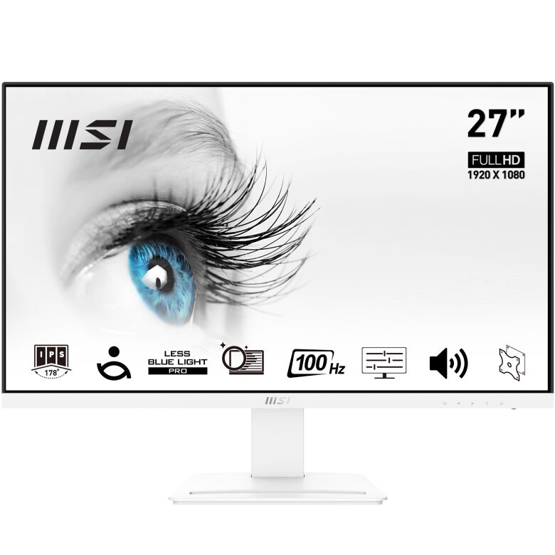 MSI MP273AWDE Business Monitor - FHD IPS Panel, 100Hz, White_2