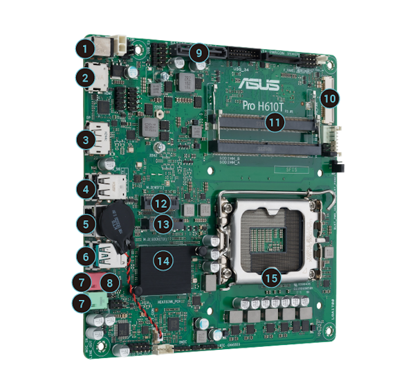 ASUS Pro H610T-CSM Mainboard_2