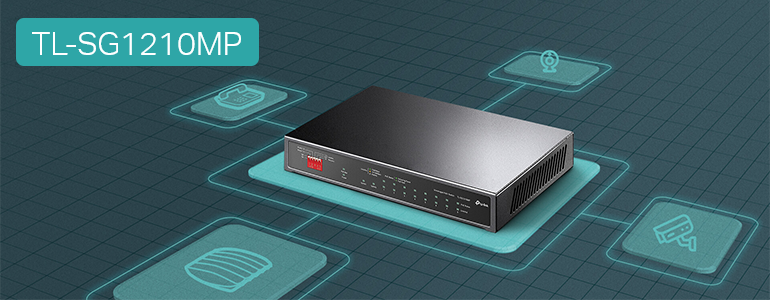 TP-Link SG1210MP Unmanaged Switch