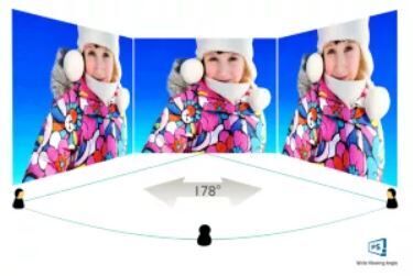 IPS-Technologie für volle Farben bei großen Betrachtungswinkeln