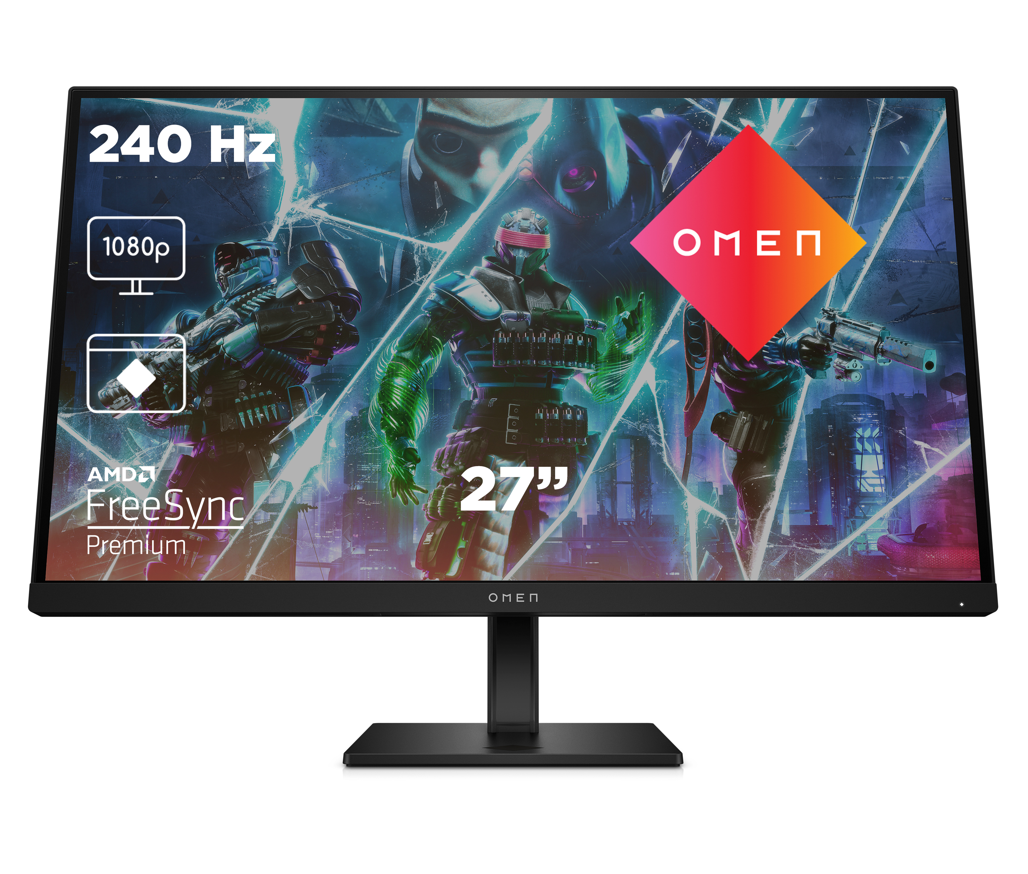 Bild von HP Omen 27s Gaming Monitor - IPS, FHD, 240Hz, Höhenverstellung