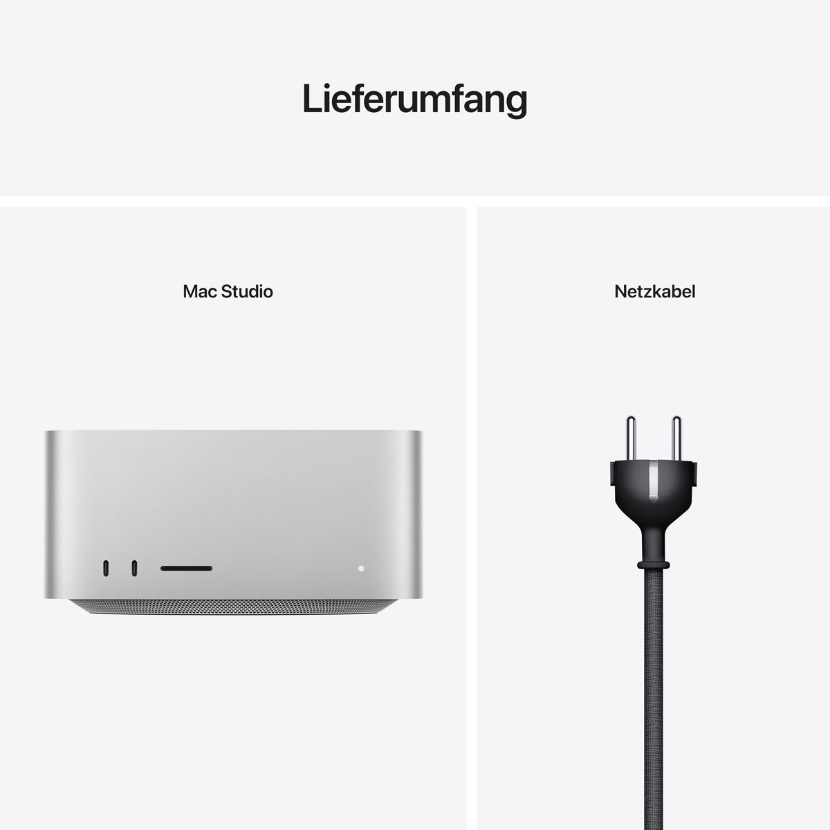 Bild von Apple Mac Studio MQH63D/A 2023, silber