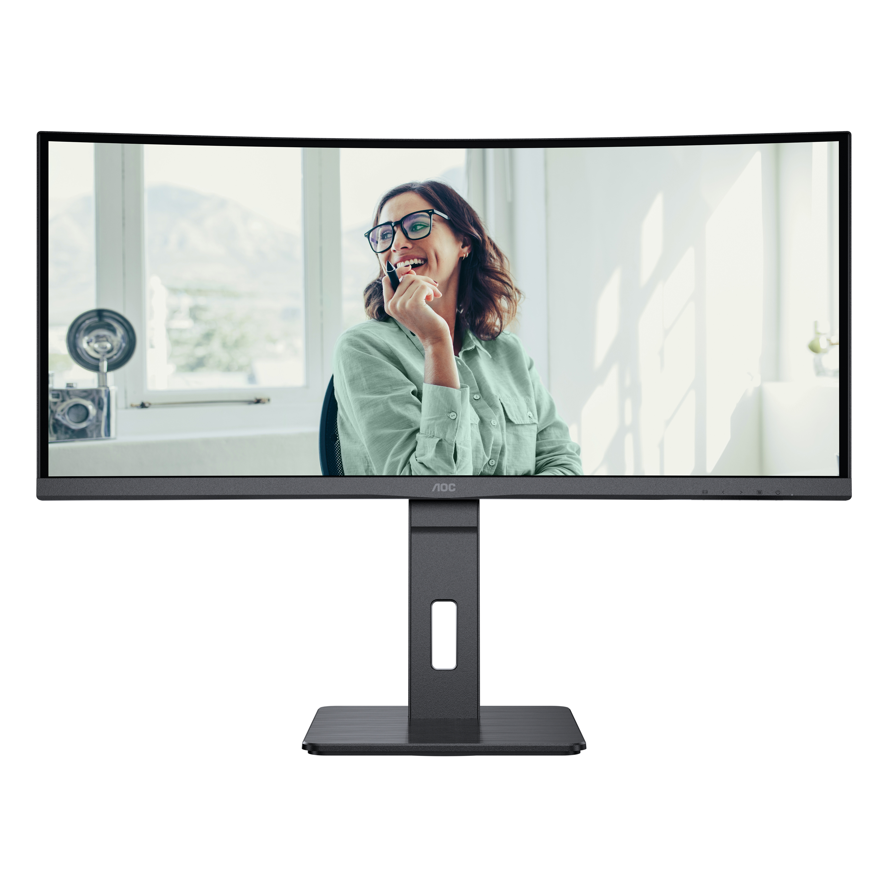 Bild von AOC CU34P3CV Office Monitor - WQHD, Höhenverstellung, USB-C