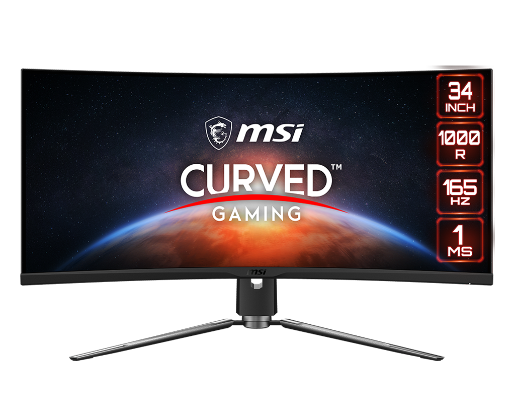 Bild von MSI MPG ARTYMIS 343CQRDE Gaming Monitor - Curved, 165Hz