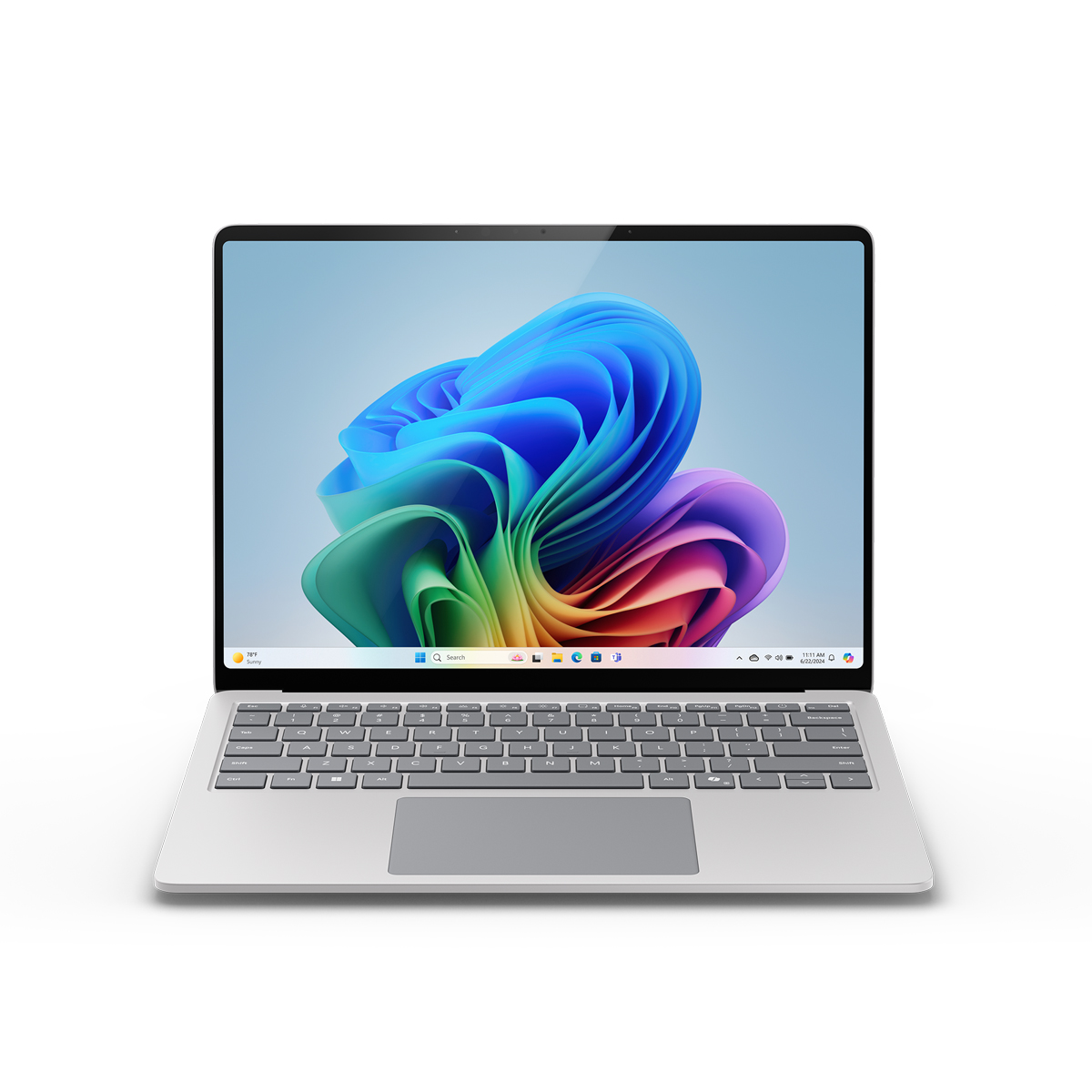 Bild von Microsoft Surface Laptop Copilot+ PC 13,8" - 16GB - 256GB 13,8" touchscreen - Snapdragon® X Plus- 16GB - 256GB - platinum - (7. Generation)