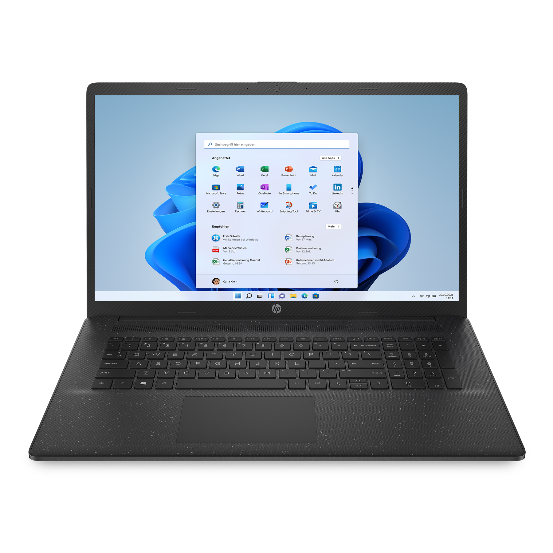 Bild von HP 17-cn0112ng 17,3" HD+, Intel Celeron N4120, 8GB RAM, 512GB SSD, Windows 11