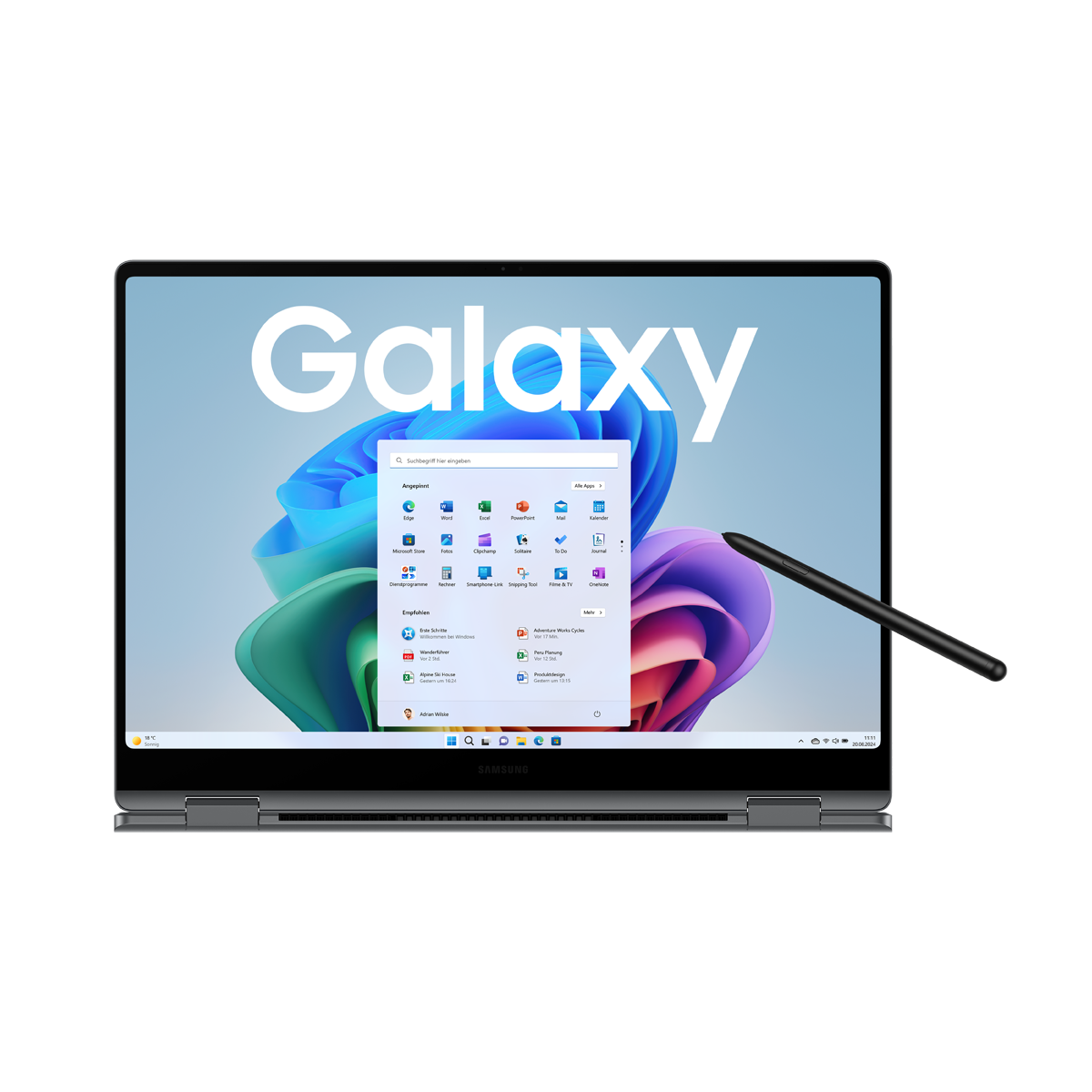 Bild von SAMSUNG Galaxy Book5 Pro 360 16 Zoll Intel Core Ultra 7 256V 16GB 512GB W11 Moonstone Gray