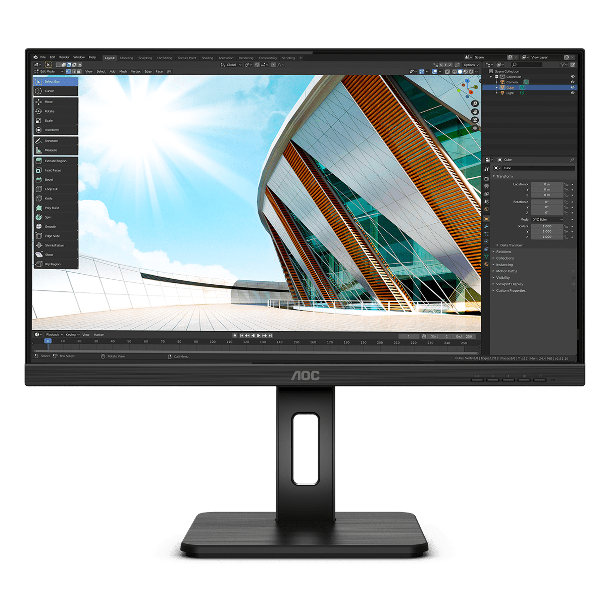 Bild von AOC U27P2CA Office Monitor - 69 cm (27