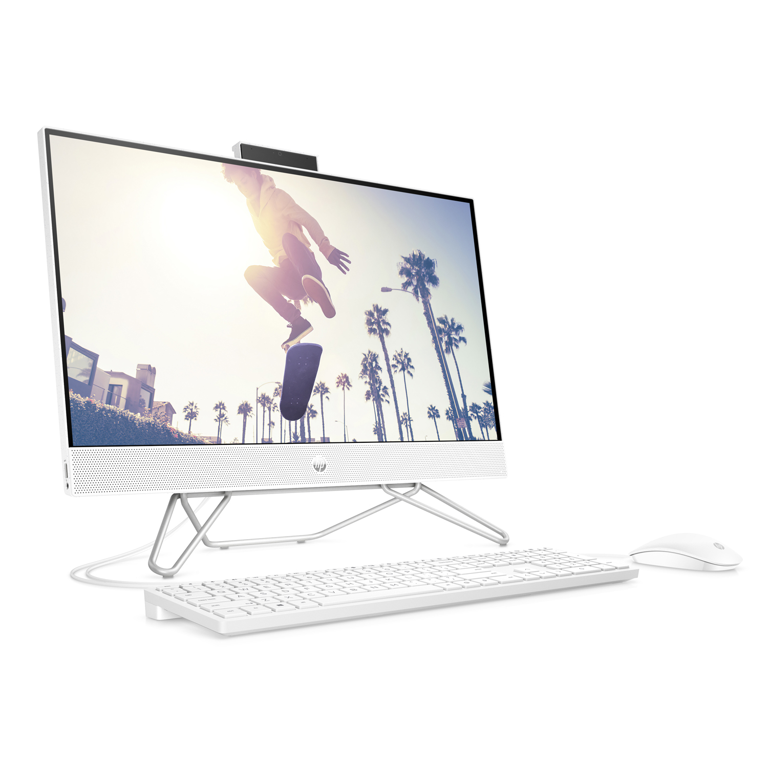 Bild von HP All-in-One PC 24-cb1103ng 60,5cm (23,8") FHD-Display Intel® Core™ i3-1215U, 8GB RAM, 256GB SSD, DOS