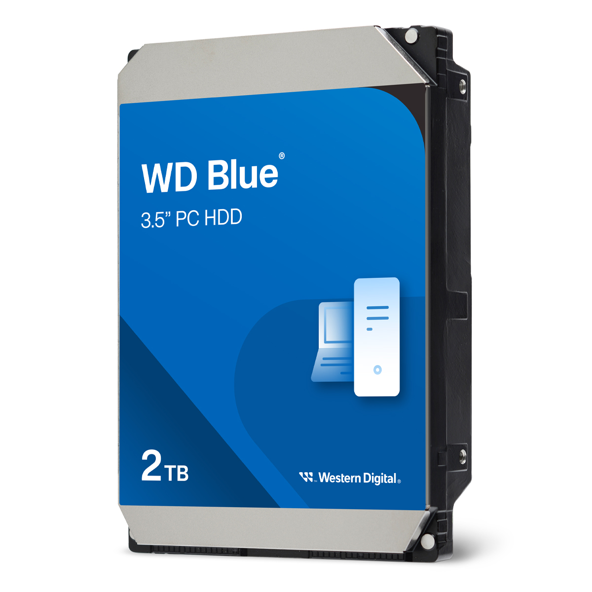 Bild von Western Digital WD Blue Desktop 2TB 3.5 Zoll SATA Interne PC Festplatte (SMR)