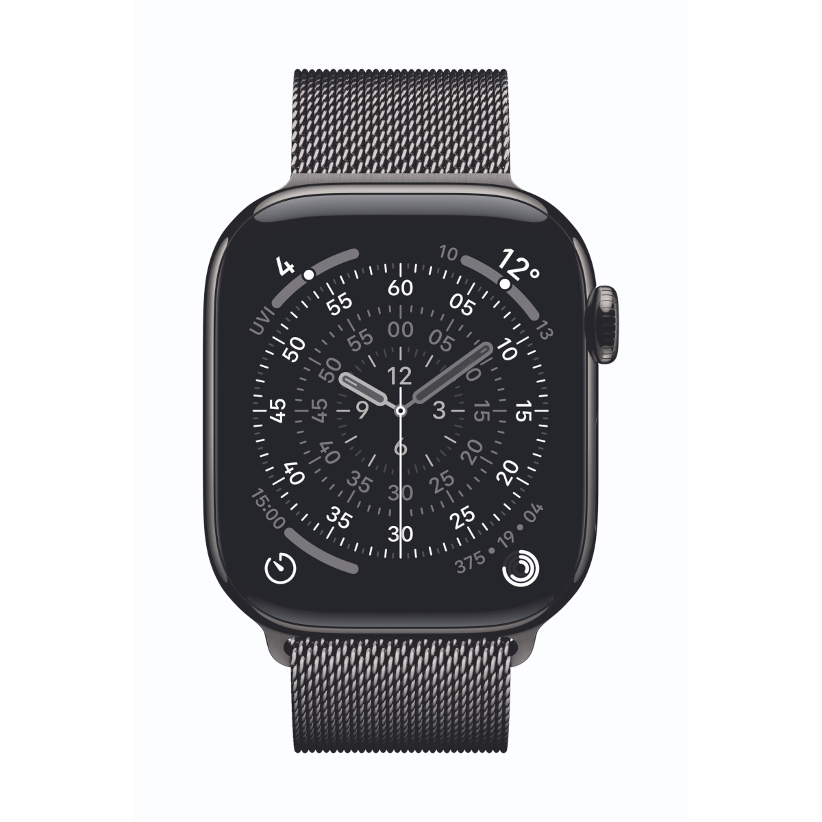 Bild von Apple Watch Series 11 Cellular 42mm Schiefer Titan Gehäuse mit Schiefer Milanaise Armband