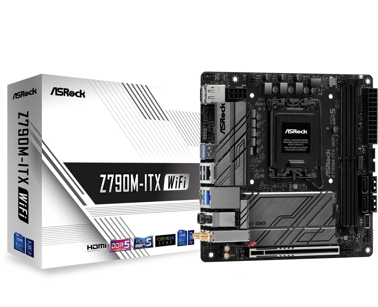 Bild von ASROCK Z790M-ITX/WIFI Mainboard