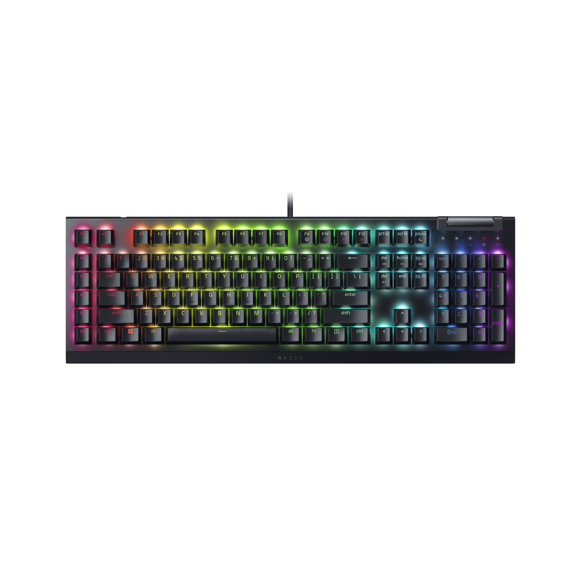 Bild von Razer BlackWidow V4 X Gaming Tastatur (Green Switch) - Gaming Tastatur mit Razer Green Switches