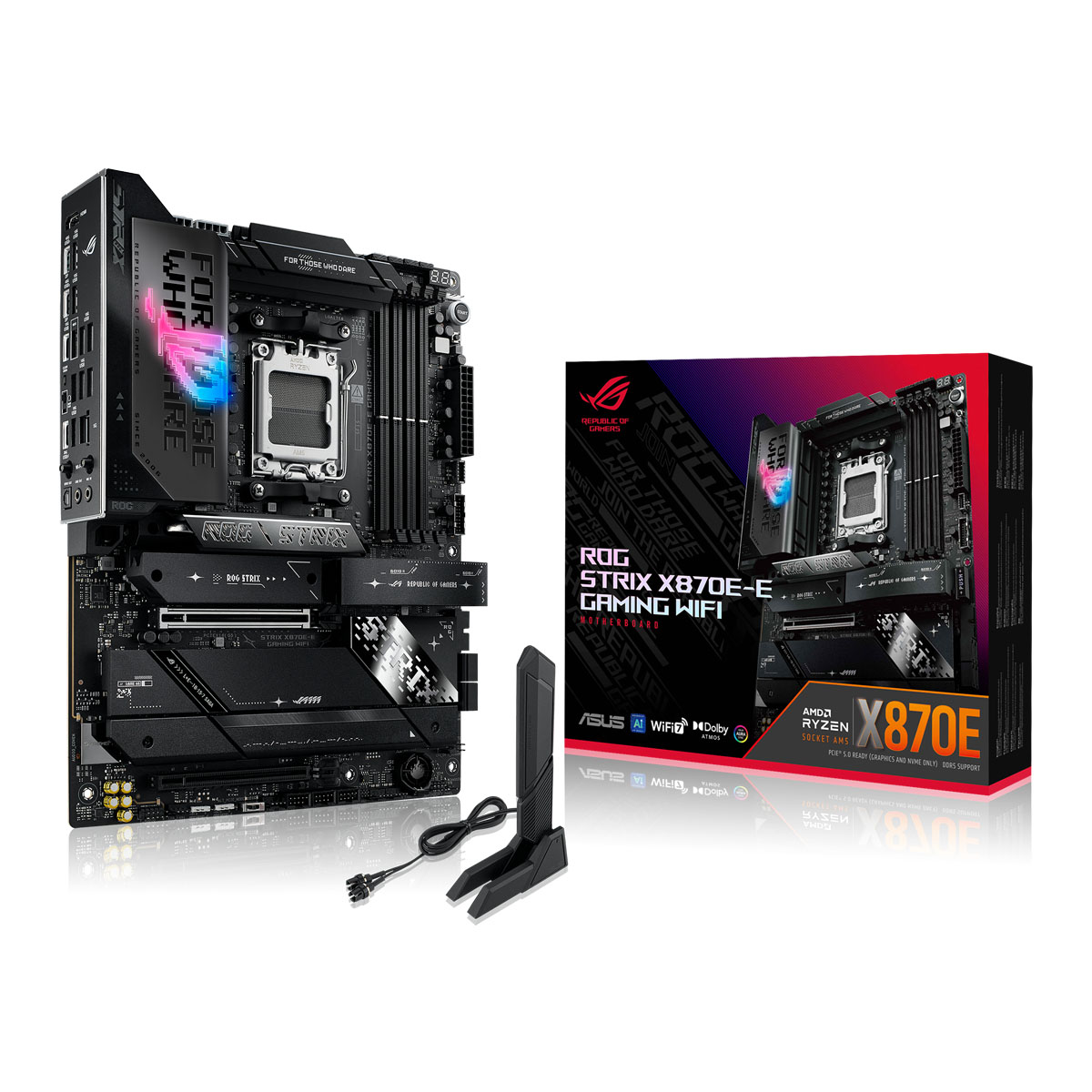 Bild von ASUS ROG STRIX X870E-E GAMING WIFI Mainboard Sockel AM5