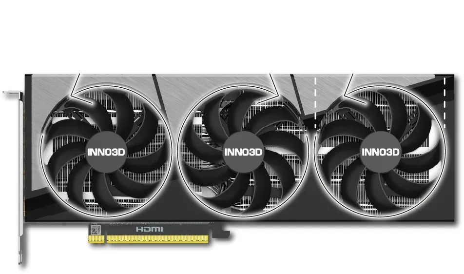 Bild von INNO3D GeForce RTX 5080 X3 OC - 16GB GDDR7, HDMI, 3x DP