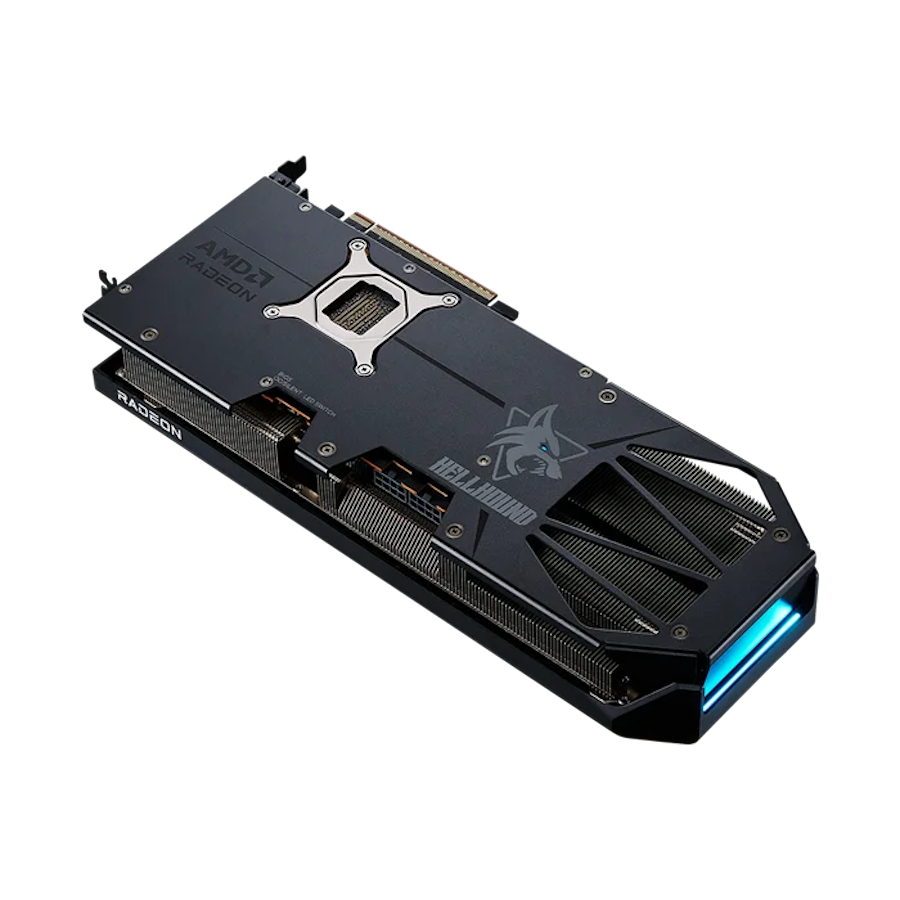 Bild von Powercolor Radeon RX 9070 Hellhound OC 16GB - 16GB GDDR6, 1x HDMI, 3x DP