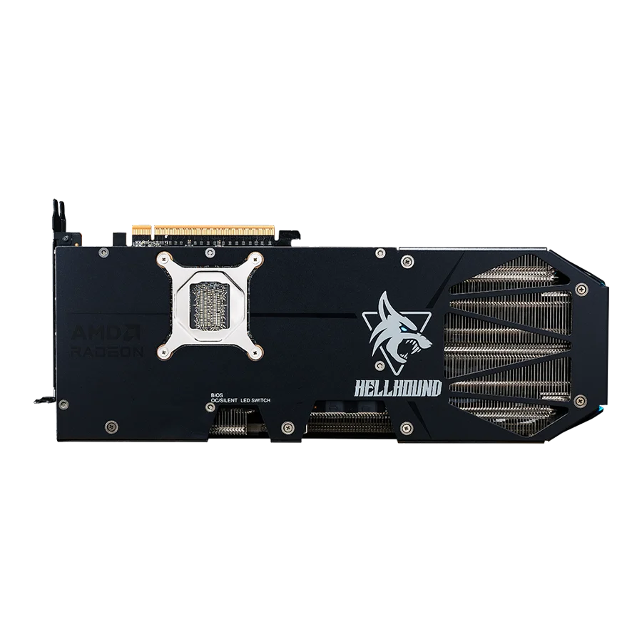Bild von Powercolor Radeon RX 9070XT Hellhound OC 16GB - 16GB GDDR6, 1x HDMI, 3x DP