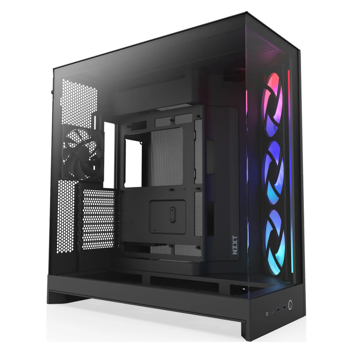 Bild von NZXT H9 FLOW RGB (2025) schwarz | PC-Gehäuse