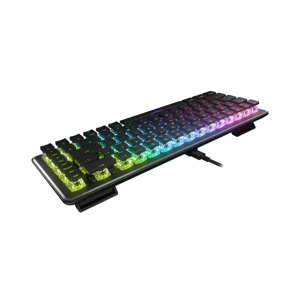 Bild von Turtlebeaach Vulcan II Mini Black Gaming Tastatur Gaming Tastatur mit linearen roten Switches, DE Layout