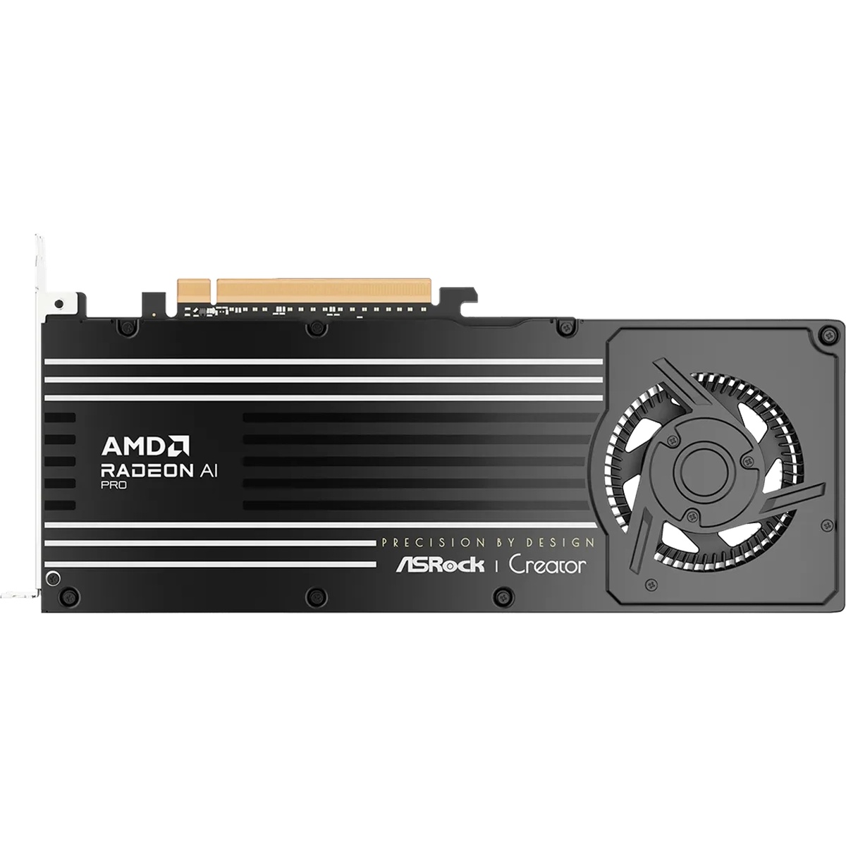 Bild von ASROCK AMD RADEON AI PRO R9700 32GB Grafikkarte - 32GB GDDR6, 4x DP