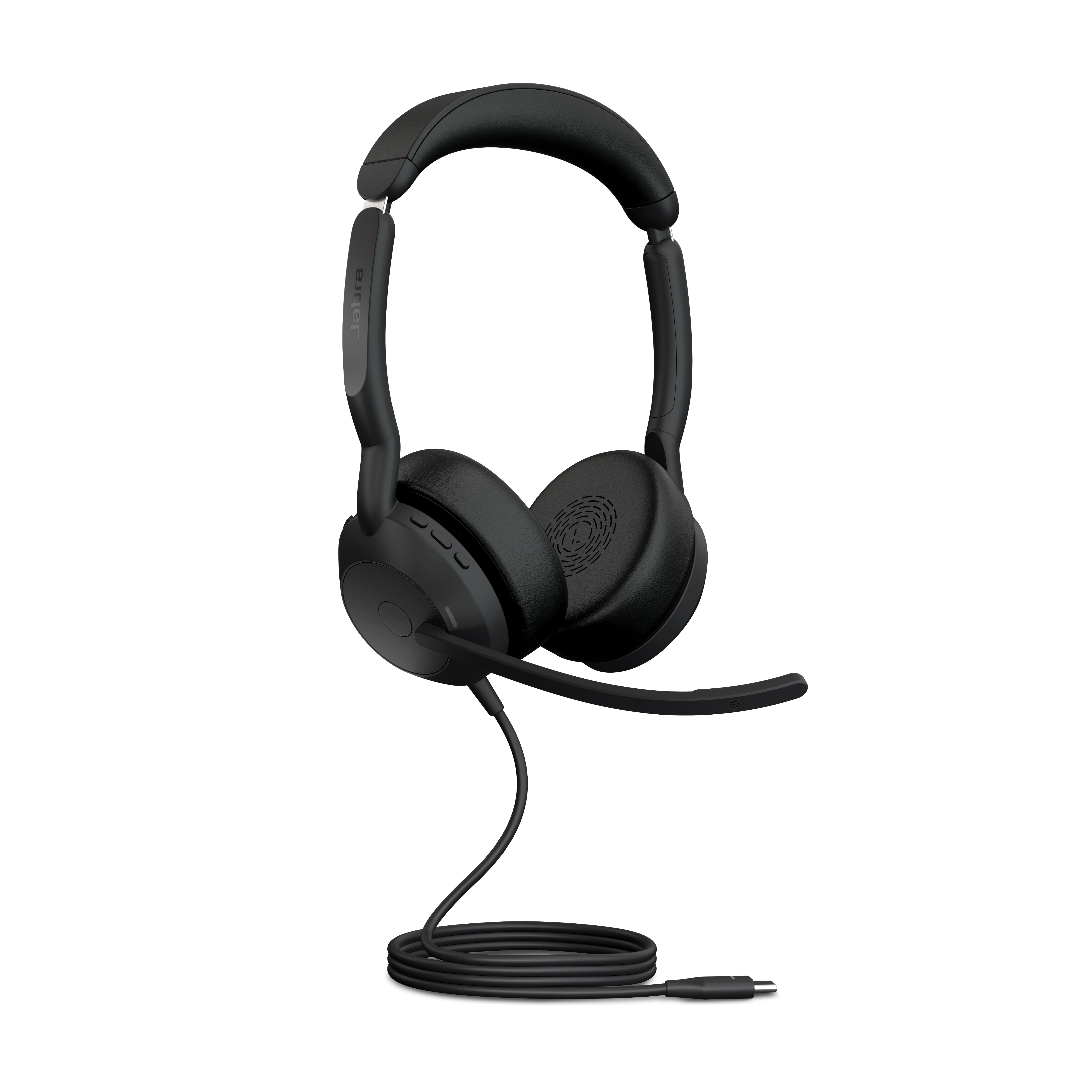 Bild von Jabra Evolve2 50 Stereo-Bluetooth Headset 4 Mikrofone, USB-A-Anschluss, MS Teams zertifiziert, Aktive Geräuschunterdrückung