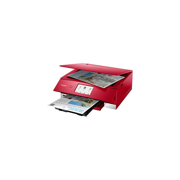 Bild von Canon PIXMA TS8352a - 3in1 Multifunktionsdrucker rot A4, Drucken, Kopieren, Scannen