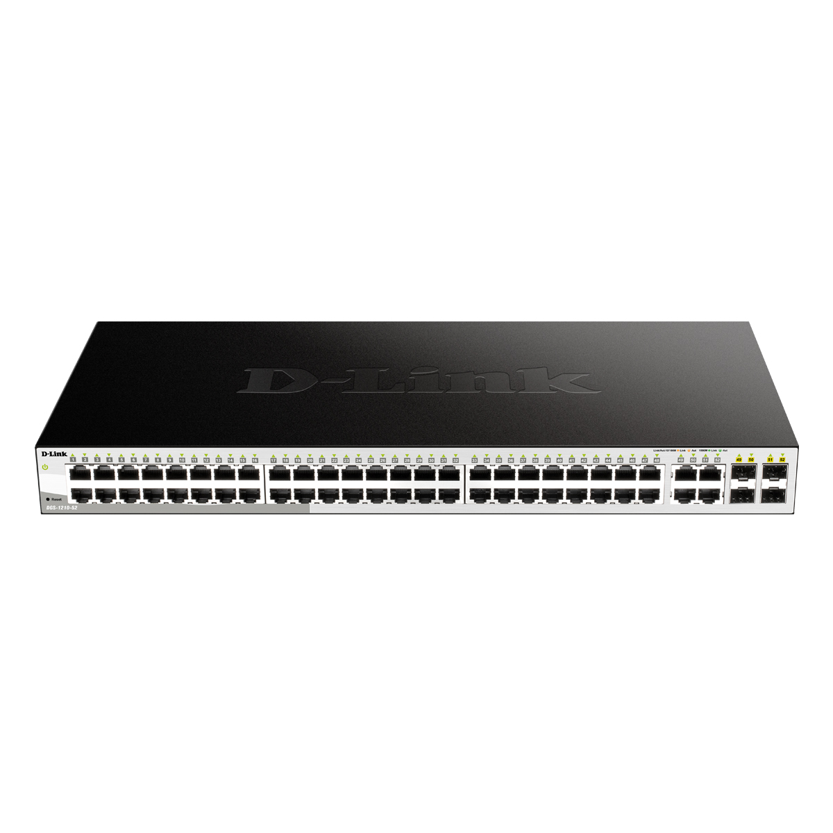 Bild von D-Link DGS-1210-52 Smart+ Managed Switch [48x Gigabit Ethernet, 4x GbE/SFP Combo]