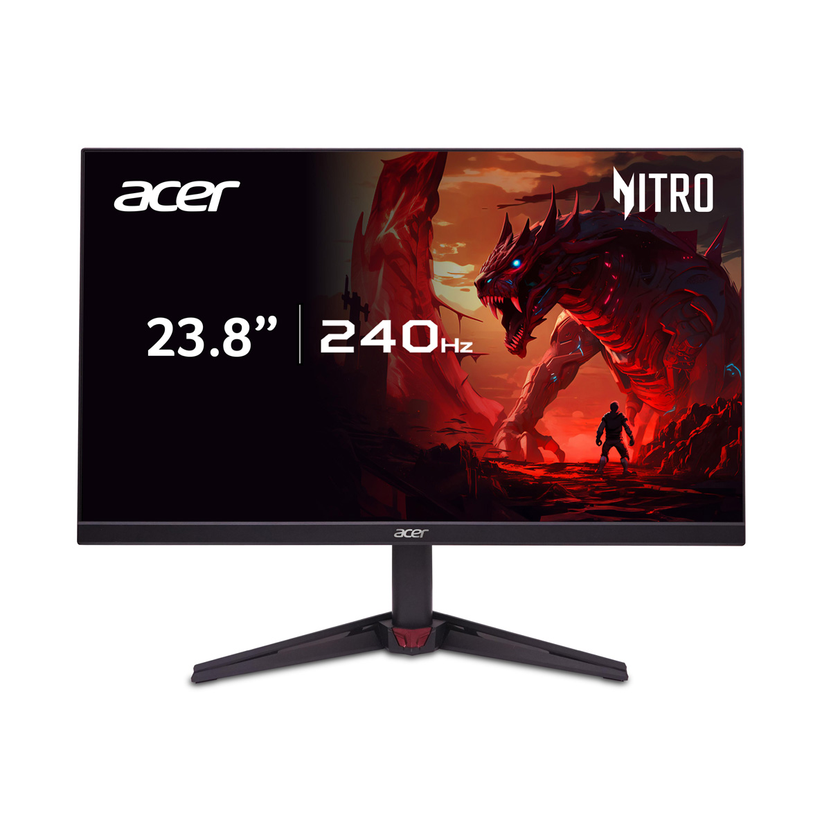 Bild von Acer Nitro VG0 (VG240YW3bmiipx) 23,8" Full-HD Gaming Monitor 60,5 cm (23,8 Zoll), IPS, 240Hz, 99% sRGB, 2x HDMI (2.0), DP (1.4), Lautsprecher