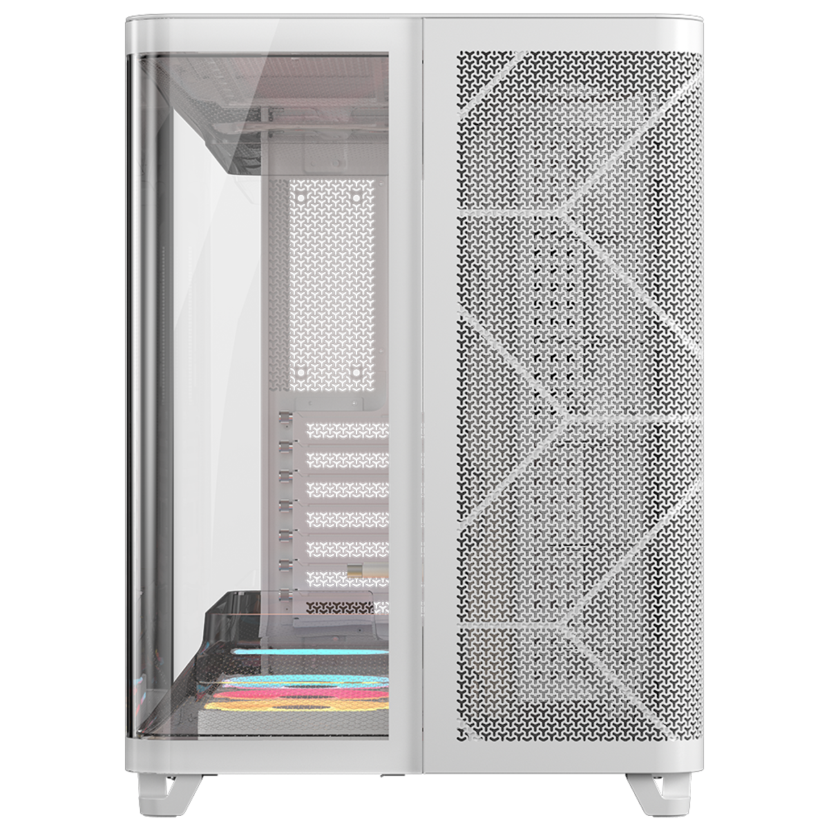 Bild von CORSAIR AIR 5400 LX-R RGB iCUE LINK weiß | PC-Gehäuse